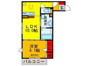 ソフィア・北ノ宮の物件間取画像